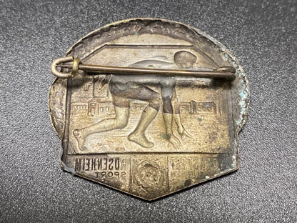 1920s German “Volksfest Rosenheim” Festival Day Badge – Weimar Era