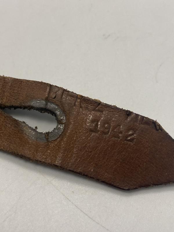 WWII German DAK Tropical Webbing Equipment Strap – Dated 1942