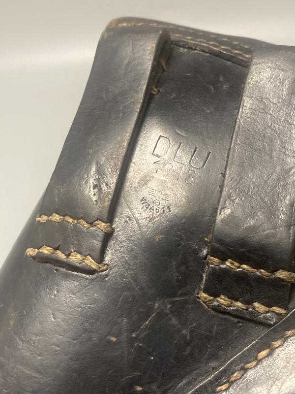 WWII German Walther P38 Soft Shell Holster – DLU 43 WaA