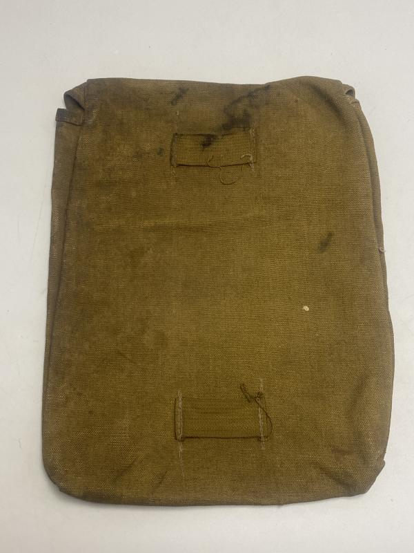 WWII German Afrikakorps (DAK) Canvas Gas Cape Bag – Tropical Issue