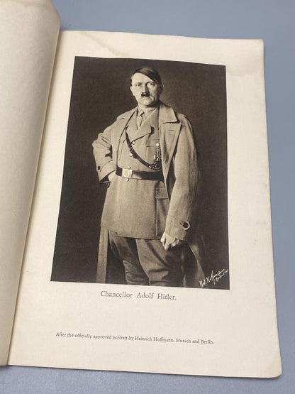 1933 German Book – The New Germany Desires Work and Peace