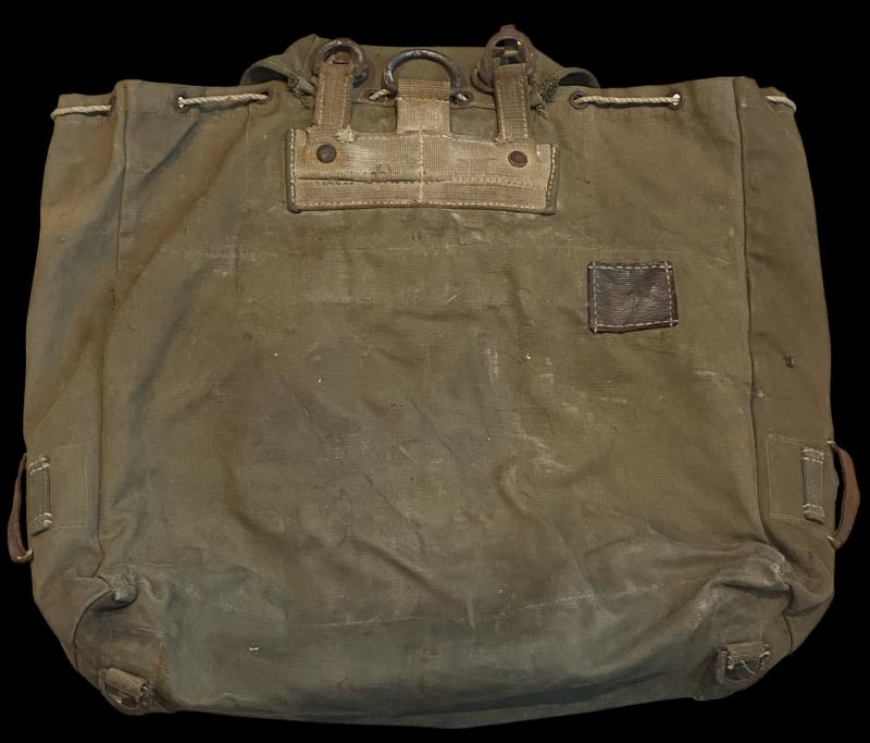 WWII German Afrika Korps Backpack – British Captured, Named J.D. Wilkinson (1941)