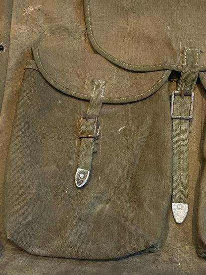 WWII German Afrika Korps Backpack – British Captured, Named J.D. Wilkinson (1941)