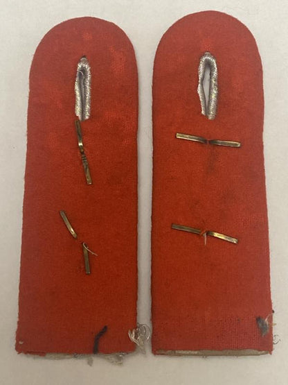 WWII German Heer Artillery Hauptmann Shoulder Boards – Officer Dress Epaulettes (Matching Pair)