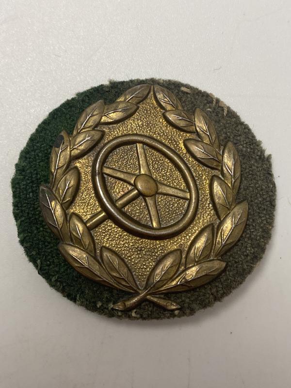 WWII German Army Driver’s Proficiency Badge in Bronze – Complete Example