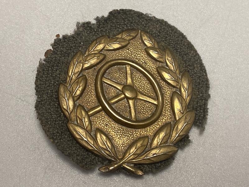 WWII German Army Driver’s Proficiency Badge in Bronze – Uniform-Removed Example