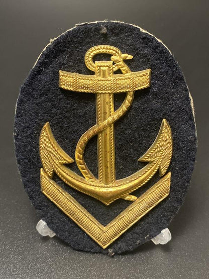 WWII Kriegsmarine Oberbootsmannsmaat Trade Badge – Boatswain’s Mate (Senior Grade)
