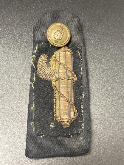 WWII Italian MVSN (Blackshirts) Officer Shoulder Board – Fasces Insignia