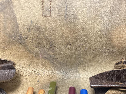 WWII Luftwaffe Map Case (Karten Tasche) – Hermann Göring Division, Dated 1937 (Captured Example)