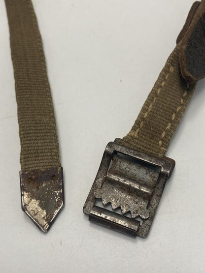 WWII German DAK Tropical Webbing Equipment Strap – Dated 1942