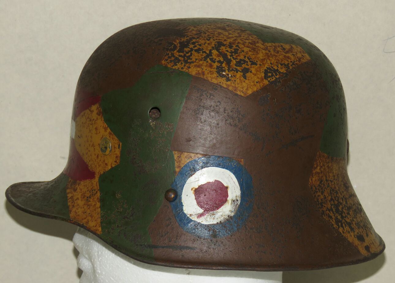 Austrian M1916 Re-Issue Helmet – Camo, Danish Resistance