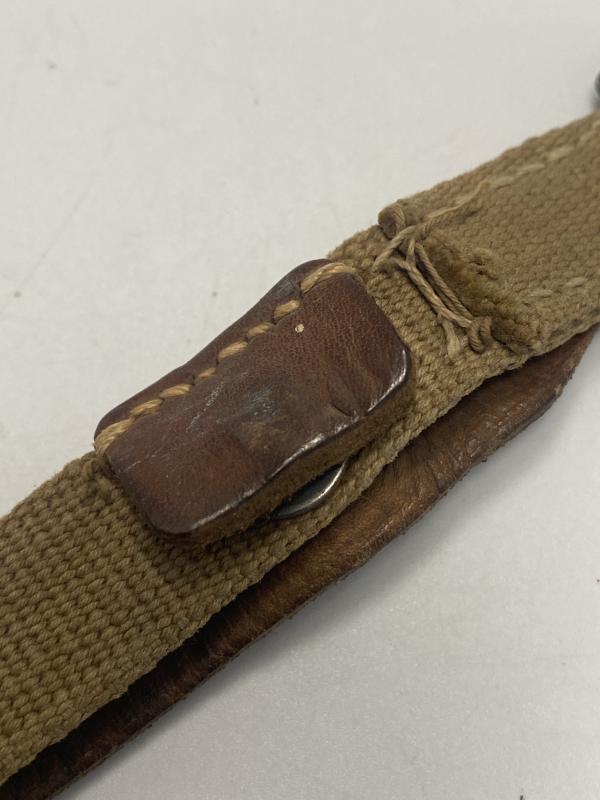 WWII German Afrika Korps (DAK) Tropical Webbing Equipment Strap – Original Field Gear