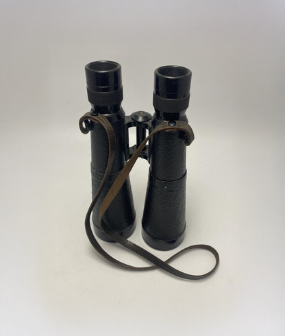 WWII German 7×50 Panzer Dienstglas Binoculars – Hensoldt “Ice-Cream Cone” (bmj)