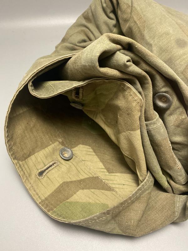 WWII German Army M31 Splintertarn Zeltbahn – Field-Used Shelter Quarter