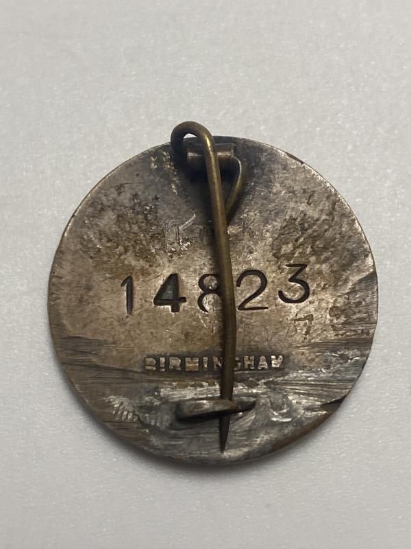 British Union of Fascists (BUF) “For King and Country” Membership Badge – Numbered Original