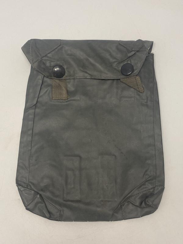 WWII German Army Rubberised Gas Cape Bag – 1940 Dated, Waffenamt Marked (Early War)