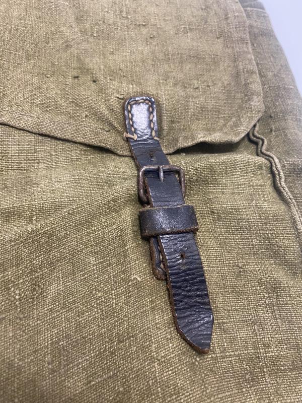 WWII German Army Enlisted Wash Bag (Waschbeutel) – Original Wehrmacht Canvas Field Laundry Bag