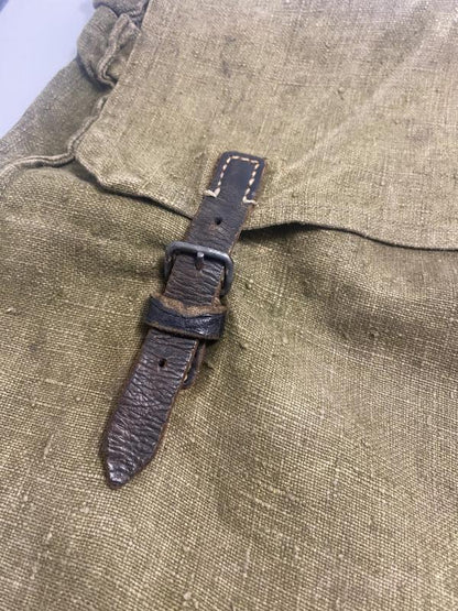 WWII German Army Enlisted Wash Bag (Waschbeutel) – Original Wehrmacht Canvas Field Laundry Bag