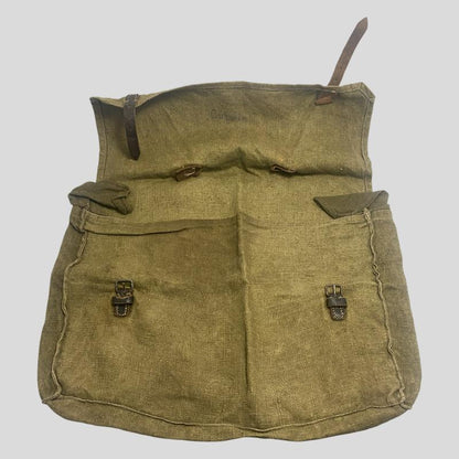 WWII German Army Enlisted Wash Bag (Waschbeutel) – Original Wehrmacht Canvas Field Laundry Bag