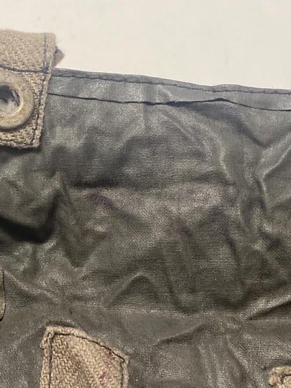 WWII German Army Rubberised Gas Cape Bag – 1942 Dated