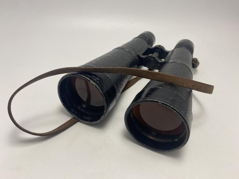WWII German 7×50 Panzer Dienstglas Binoculars – Hensoldt “Ice-Cream Cone” (bmj)