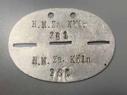 WWII German Wehrmacht ID Disc – Heeresnachschubamt Köln