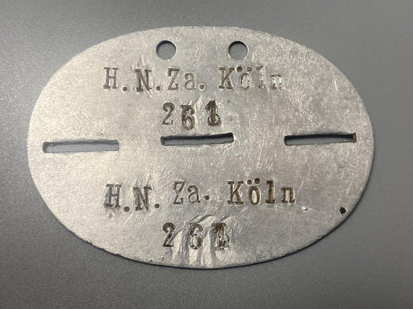 WWII German Wehrmacht ID Disc – Heeresnachschubamt Köln