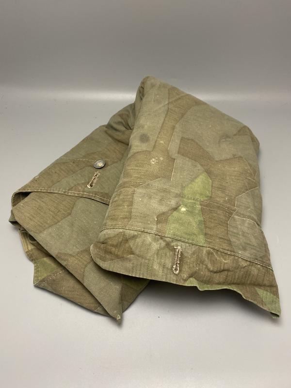 WWII German Army M31 Splintertarn Zeltbahn – Field-Used Shelter Quarter