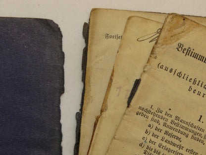 WWI German Five-Year Volunteer Militärpaß – Infanterie-Regiment Graf Bülow von Dennewitz Nr. 55