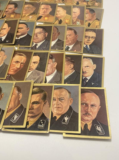 Mid-1930s German NSDAP Leadership Cigarette Card Collection – 115 Original Cards (Third Reich)