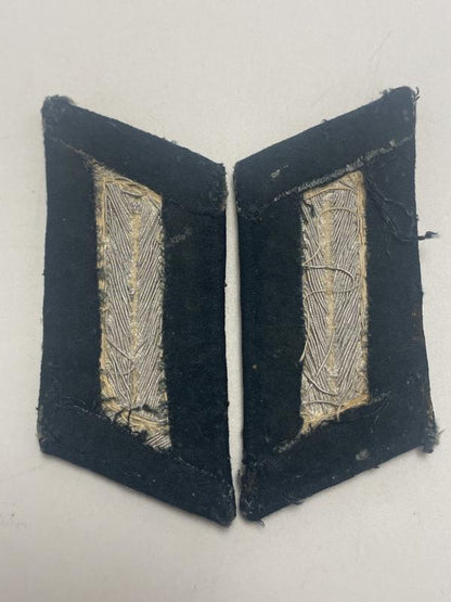 WWII German Army Panzerjäger / Panzergrenadier Officer Collar Tabs