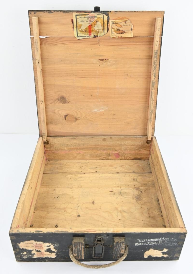 WWII German Army Ei-Handgranaten 39 Ammunition Box (1943 Dated)