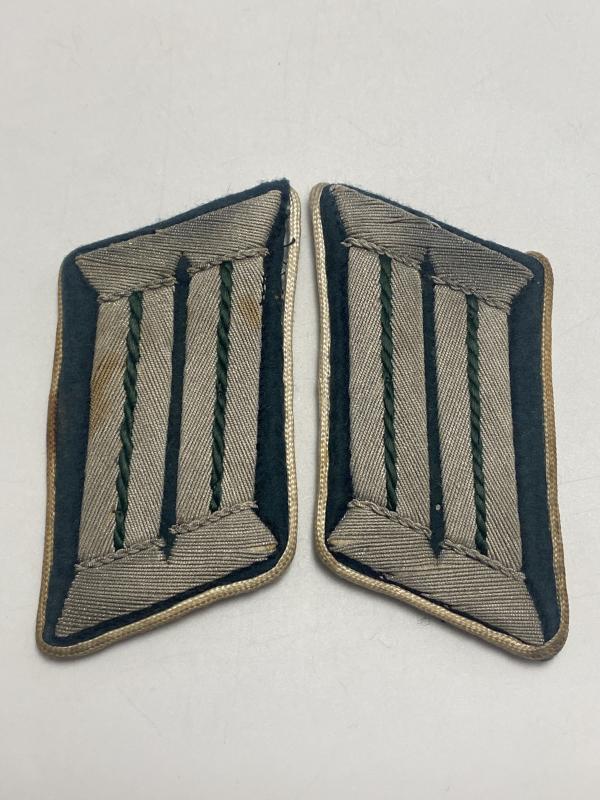 WWII German Army Sonderführer Officer Collar Tabs