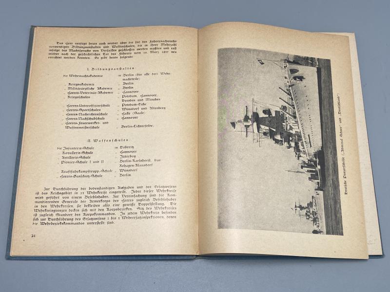 1938 Heer, Flotte und Luftwaffe – Wehrpolitisches Taschenbuch (German Military Policy Manual)