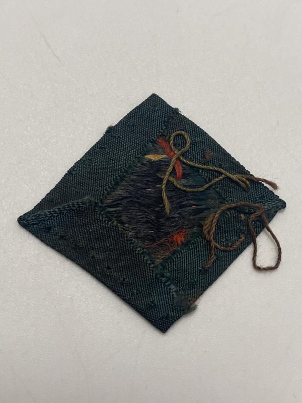 WWII German Army M34 Overseas Cap Cockade – Woven National Colours