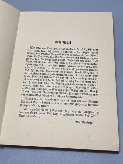 1934 Hitler Youth Book – Die Straße Frei dem Jungvolk! (Heinrich Franz)