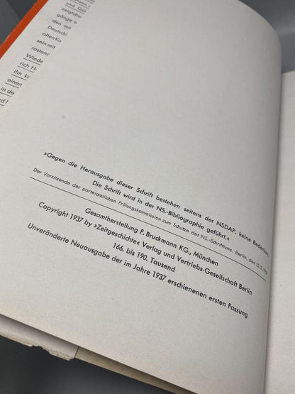 1937 German Photographic Book by Heinrich Hoffmann – “Hitler Abseits vom Alltag”