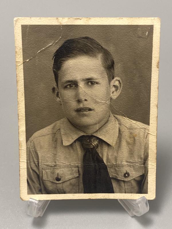 Hitler Youth (HJ) Identification Photograph – Third Reich Youth Paperwork