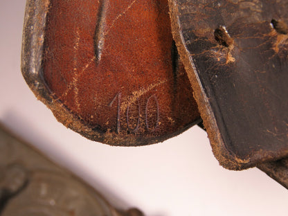 WWI German Prussian Belt & Buckle (1916) – “Gott Mit Uns” Crowned Buckle, Size 100 (95cm Actual)