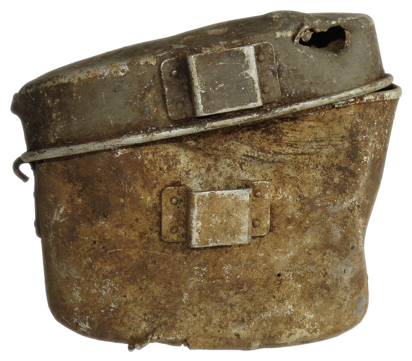 Italian Mess Kit – Italian Issue, Wehrmacht Re-Use, Narva 1944 Battlefield Recovery