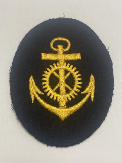 WWII Kriegsmarine Motor Engine Specialist Sleeve Patch – Unissued Naval Trade Insignia