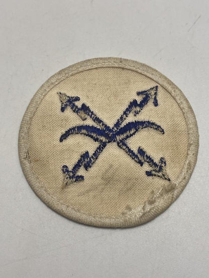 WWII Kriegsmarine Radio Frequency Detector Sleeve Patch – Deck White Technical Insignia