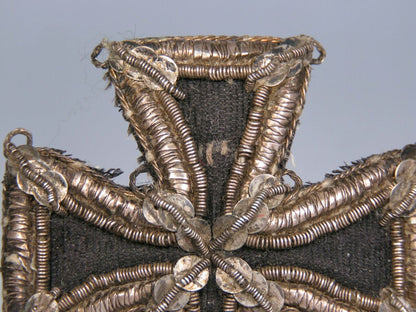 Kulm Cross (1813) – Embroidered Officer Iron Cross, 42mm, Napoleonic
