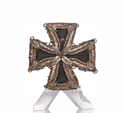 Kulm Cross (1813) – Embroidered Officer Iron Cross, 42mm, Napoleonic