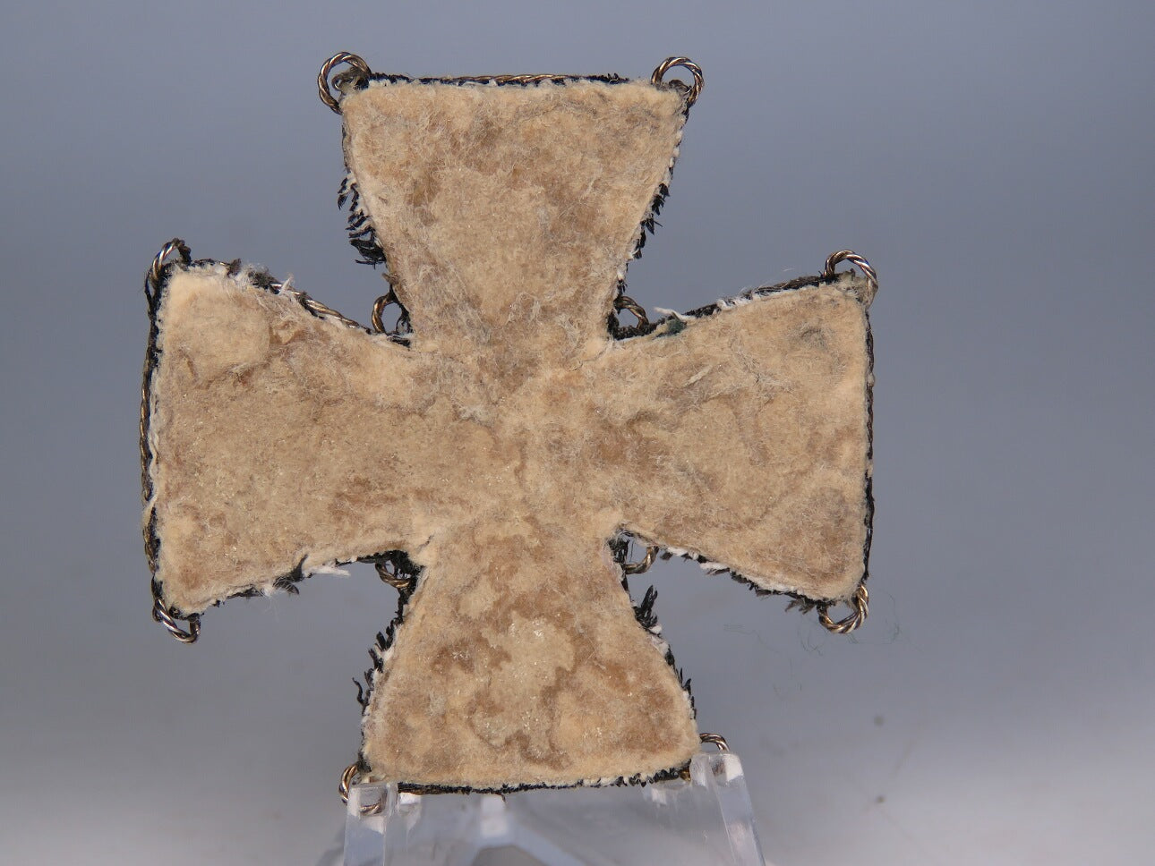 Kulm Cross (1813) – Embroidered Officer Iron Cross, 42mm, Napoleonic