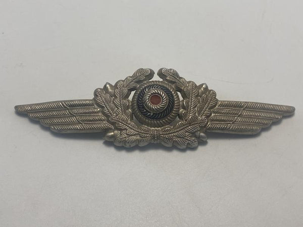 WWII Luftwaffe Enlisted Visor Cap Cockade – Oakleaf Wreath & Winged National Emblem