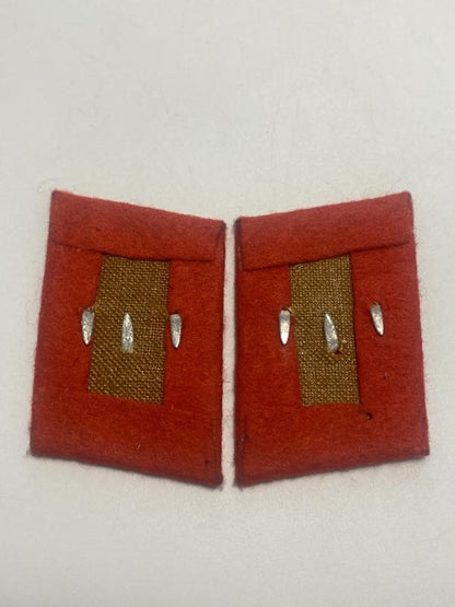 WWII Luftwaffe Flak Enlisted Collar Tabs – Unissued Soldat Rank Pair