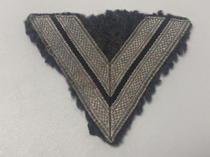 WWII Luftwaffe Enlisted Sleeve Chevron – Field-Worn Rank Insignia, Original