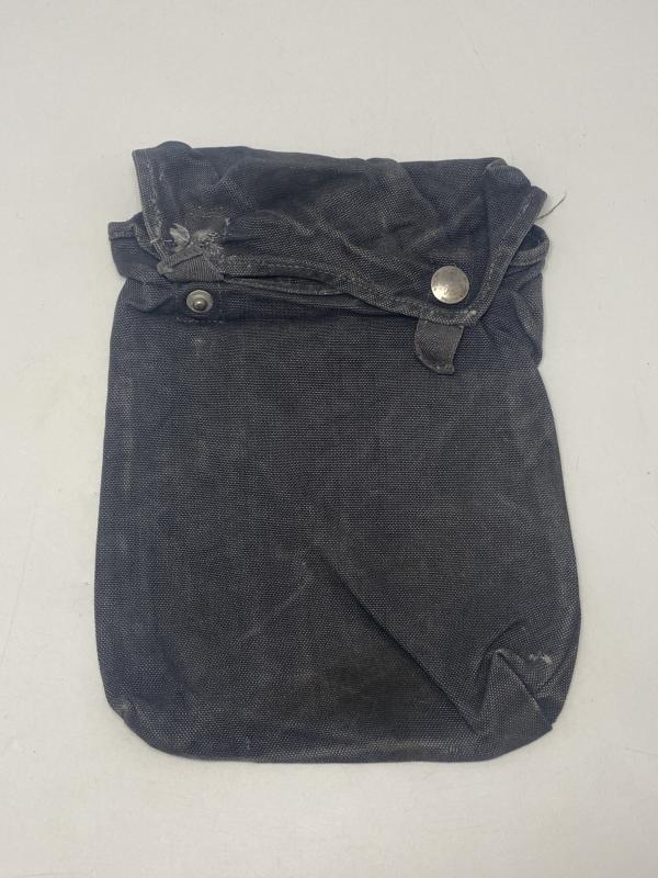 WWII German Luftwaffe Tropical Blue Canvas Gas Cape Bag – DAK / Mediterranean Issue