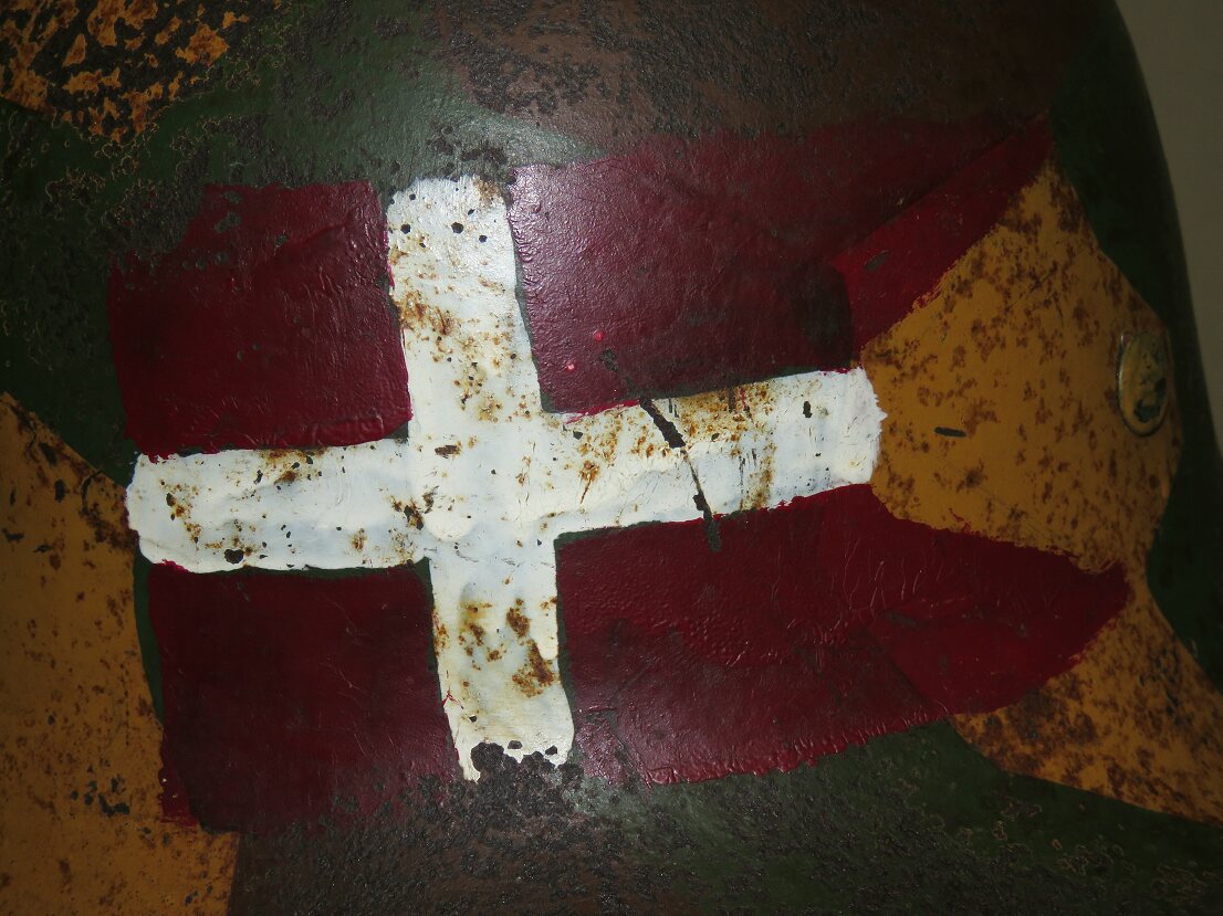 Austrian M1916 Re-Issue Helmet – Camo, Danish Resistance